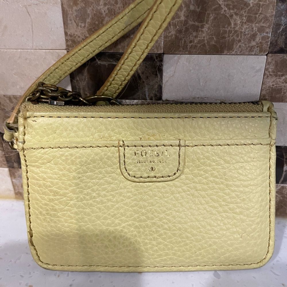 Fossil ID holder Wristlet 